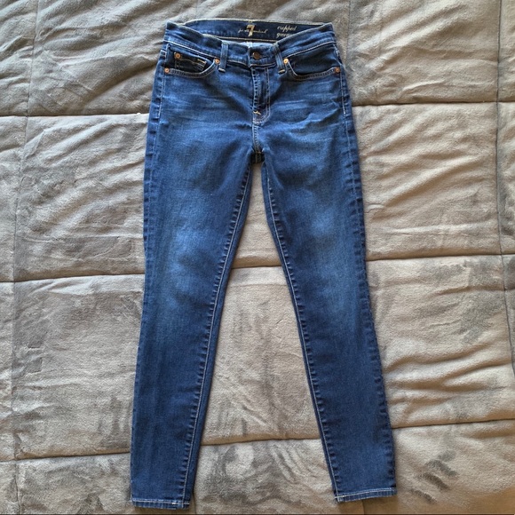 7 For All Mankind cropped Gwenevere skinny jean 26 - Picture 3 of 8